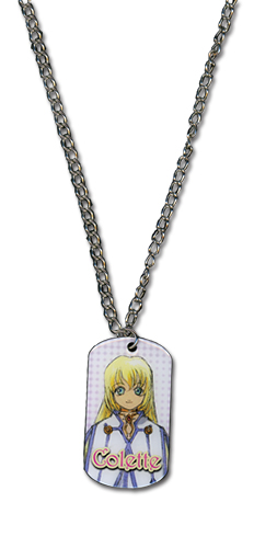 Tales Of Symphonia - Colette Dog Tag Necklace, an officially licensed product in our Tales Of Symphonia Jewelry department.