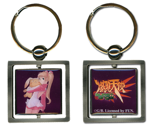 Burst Angel Amy Metal Key Chain, an officially licensed Burst Angel product at B.A. Toys.