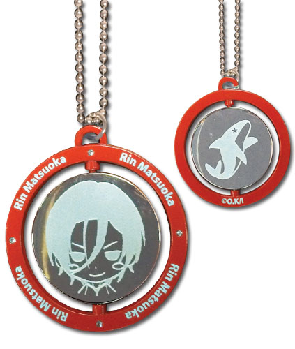 Free! -Rin Red Metal Necklace, an officially licensed product in our Free! Jewelry department.