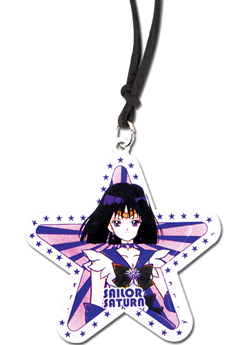 Sailor Moon - Sailor Saturn Star Necklace, an officially licensed product in our Sailor Moon Jewelry department.
