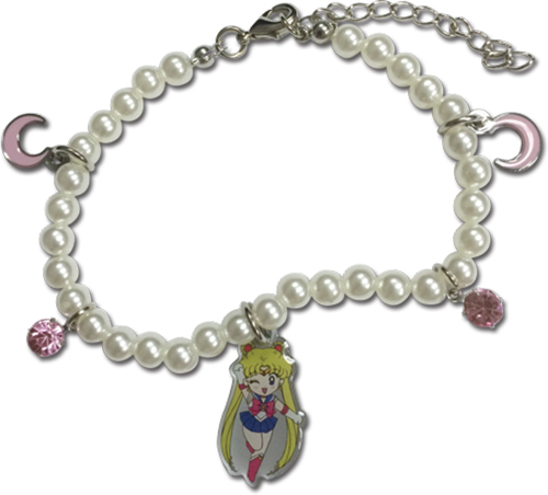 Sailor Moon - Sd Sailor Moon Pearl Bracelet, an officially licensed product in our Sailor Moon Jewelry department.