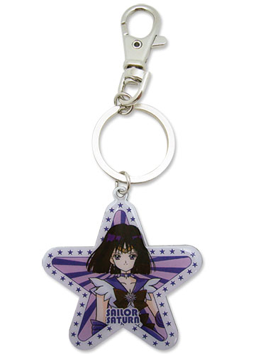 Sailormoon S Saturn Metal Keychain, an officially licensed product in our Sailor Moon Key Chains department.