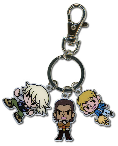 Tiger& Bunny Ivan, Antonio & Keith Sd Metal Keychain, an officially licensed product in our Tiger & Bunny Key Chains department.