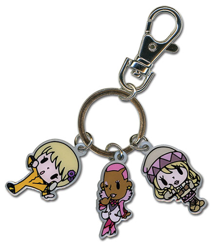 Tiger& Bunny Pao-Lin, Nathan & Karina Sd Metal Keychain, an officially licensed product in our Tiger & Bunny Key Chains department.