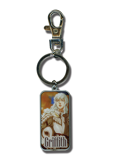 Berserk Griffith Metal Keychain, an officially licensed Berserk product at B.A. Toys.