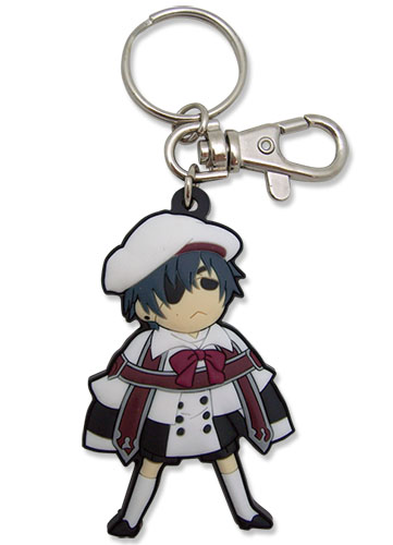 Black Butler Ciel Pvc Keychain, an officially licensed Black Butler product at B.A. Toys.