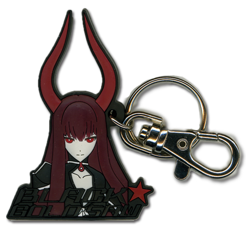 Black Rock Shooter G Bgs Pvc Keychain, an officially licensed Black Rock Shooter product at B.A. Toys.