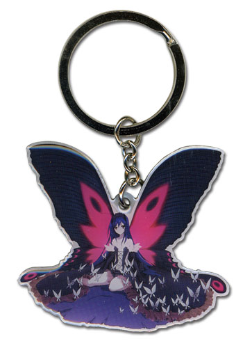 Accel World Kuroyukihime Metal Keychain, an officially licensed Accel World product at B.A. Toys.