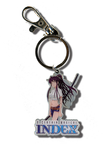 A Certain Magical Kanzaki Kaori Metal Keychain, an officially licensed Everything Else product at B.A. Toys.
