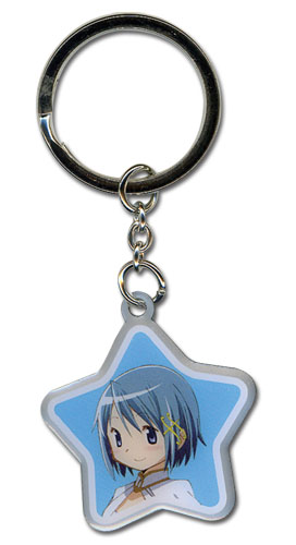 Madoka Magica Movie Sayaka Metal Keychain, an officially licensed product in our Madoka Magica Key Chains department.