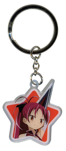 Madoka Magica Movie Kyoko Metal Keychain, an officially licensed product in our Madoka Magica Key Chains department.