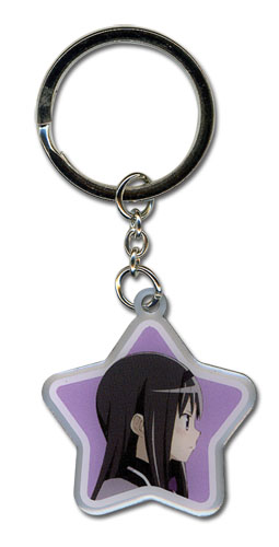 Madoka Magica Movie Homura Metal Keychain, an officially licensed product in our Madoka Magica Key Chains department.