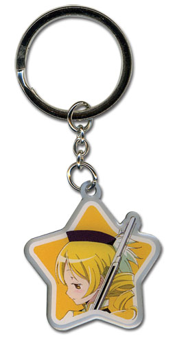 Madoka Magica Movie Mami Metal Keychain, an officially licensed product in our Madoka Magica Key Chains department.