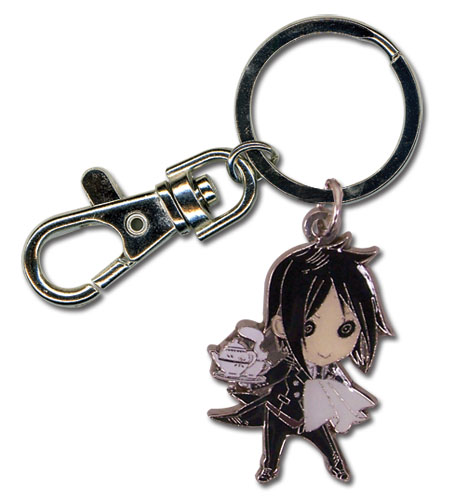 Black Butler Sebastian Sd Metal Keychain, an officially licensed product in our Black Butler Key Chains department.