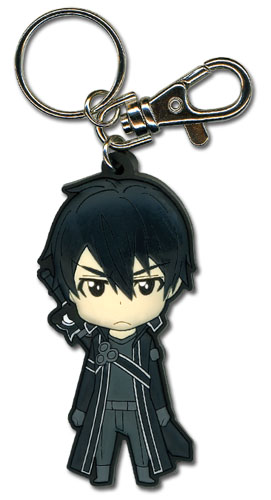 Sword Art Online - Angry Kirito Sd Pvc Keychain, an officially licensed product in our Sword Art Online Key Chains department.