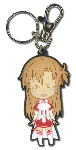 Sword Art Online - Crying Asuna Sd Pvc Keychain, an officially licensed product in our Sword Art Online Key Chains department.