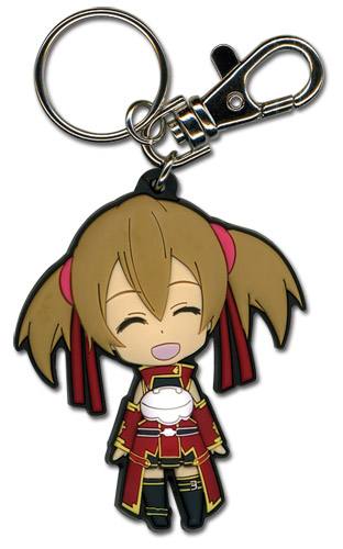 Sword Art Online Happy Silica Sd Pvc Keychain, an officially licensed product in our Sword Art Online Key Chains department.