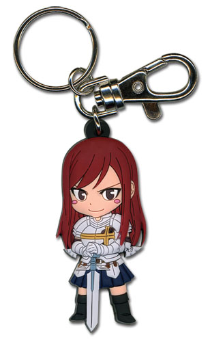 Fairy Tail - Sd Erza S2 Pvc Keychain, an officially licensed product in our Fairy Tail Key Chains department.