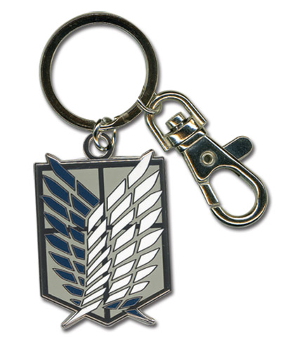 Attack On Titan - Scouting Legion Emblem Keychain, an officially licensed product in our Attack On Titan Key Chains department.