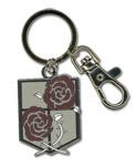 Attack On Titan - Stationary Guard Emblem Keychain, an officially licensed product in our Attack On Titan Key Chains department.