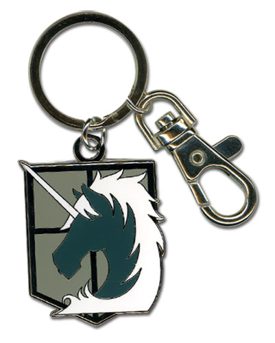 Attack On Titan - Military Police Emblem Keychain, an officially licensed Attack On Titan product at B.A. Toys.