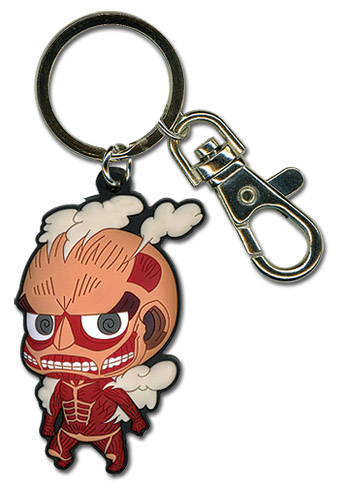 Attack On Titan - Sd Titan Pvc Keychain, an officially licensed product in our Attack On Titan Key Chains department.