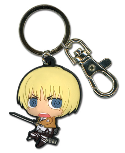 Attack On Titan - Sd Armin Pvc Keychain, an officially licensed product in our Attack On Titan Key Chains department.