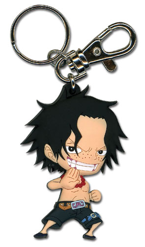 One Piece - Sc Ace Pvc Keychain, an officially licensed product in our One Piece Key Chains department.