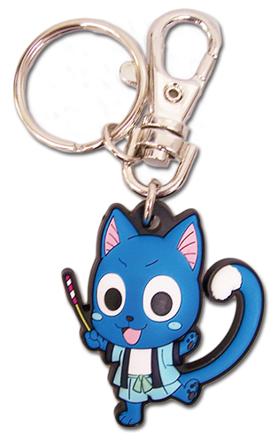 Fairy Tail - Sd Happy Yukata Pvc Keychain, an officially licensed product in our Fairy Tail Key Chains department.