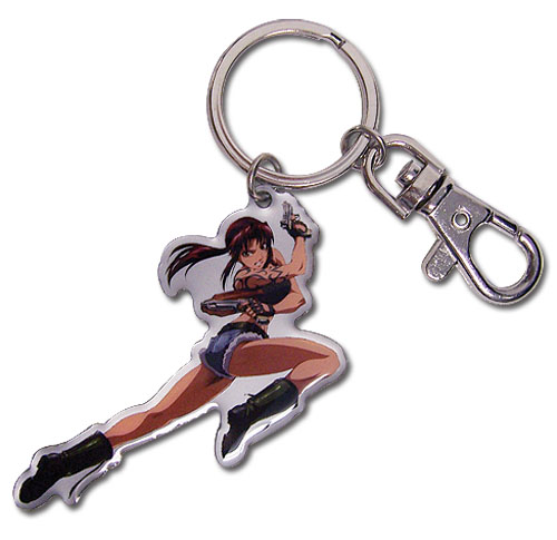 Black Lagoon - Revy Keychain, an officially licensed Black Lagoon product at B.A. Toys.