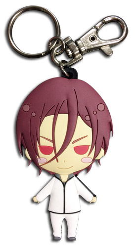 Free! - Rin Sd Pvc Keychain, an officially licensed product in our Free! Key Chains department.