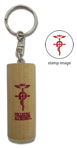 Fullmetal Alchemist Stamp Key Chain, an officially licensed product in our Fullmetal Alchemist Key Chains department.