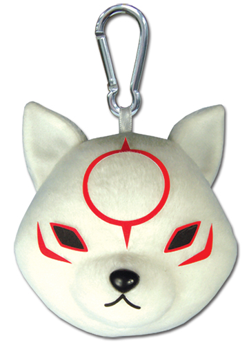 Okami Den - Chibiterasu Plush Keychain, an officially licensed product in our Okamiden Key Chains department.