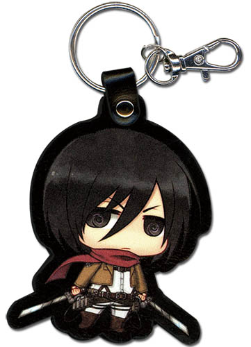 Attack On Titan - Sd Mikasa Pu Keychain, an officially licensed product in our Attack On Titan Key Chains department.