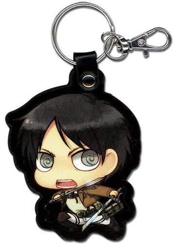 Attack On Titan - Sd Eren Pu Keychain, an officially licensed product in our Attack On Titan Key Chains department.