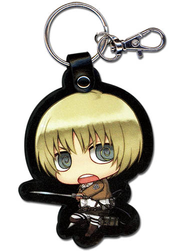 Attack On Titan - Sd Armin Pu Keychain, an officially licensed product in our Attack On Titan Key Chains department.