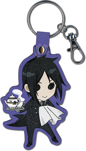 Black Butler - Sd Sebastian Pu Keychain, an officially licensed product in our Black Butler Key Chains department.