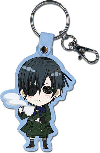 Black Butler - Sd Ciel Pu Keychain, an officially licensed product in our Black Butler Key Chains department.