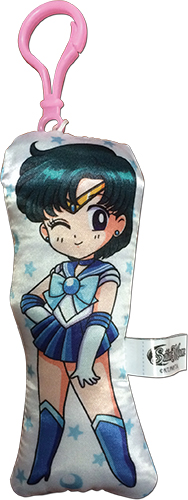 Sailor Moon R - Sd Sailor Mercury Plush Keychain 4'', an officially licensed product in our Sailor Moon Key Chains department.