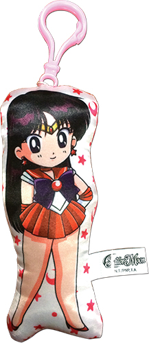 Sailor Moon R - Sd Sailor Mars Plush Keychain 4'', an officially licensed product in our Sailor Moon Key Chains department.