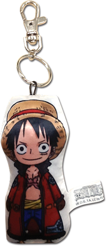 One Piece - Sd Luffy Plush Keychain, an officially licensed product in our One Piece Key Chains department.