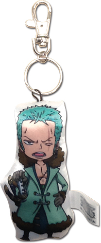 One Piece - Sd Zoro Plush Keychain, an officially licensed product in our One Piece Key Chains department.