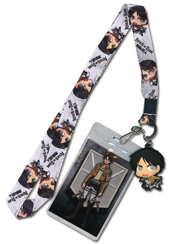 Attack On Titan - Eren Lanyard, an officially licensed Attack On Titan product at B.A. Toys.