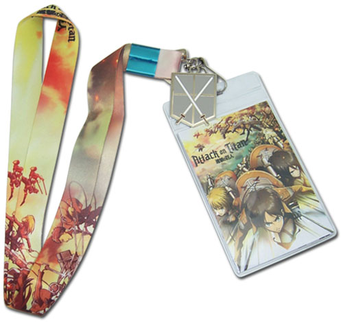 Attack On Titan - To Battle Lanyard, an officially licensed Attack On Titan product at B.A. Toys.