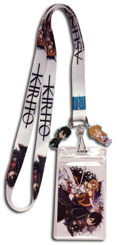 Sword Art Online - Kirito & Asuna White Lanyard, an officially licensed product in our Sword Art Online Lanyard department.