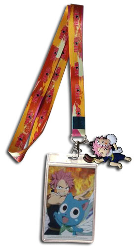 Fairy Tail - Natsu & Happy Lanyard, an officially licensed product in our Fairy Tail Lanyard department.