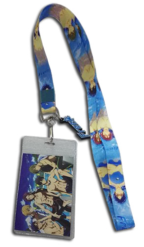 Free! - Group In Swimming Pool Lanyard, an officially licensed product in our Free! Lanyard department.