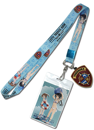 High School Fleet - Akeno & Moeka Lanyard, an officially licensed product in our High School Fleet Lanyard department.