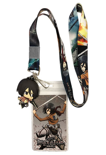 Attack On Titan S2 - Mikasa Lanyard, an officially licensed Attack On Titan product at B.A. Toys.
