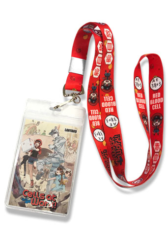 Cells At Work - Red Blood Cells Lanyard, an officially licensed product in our Cells At Work! Lanyard department.